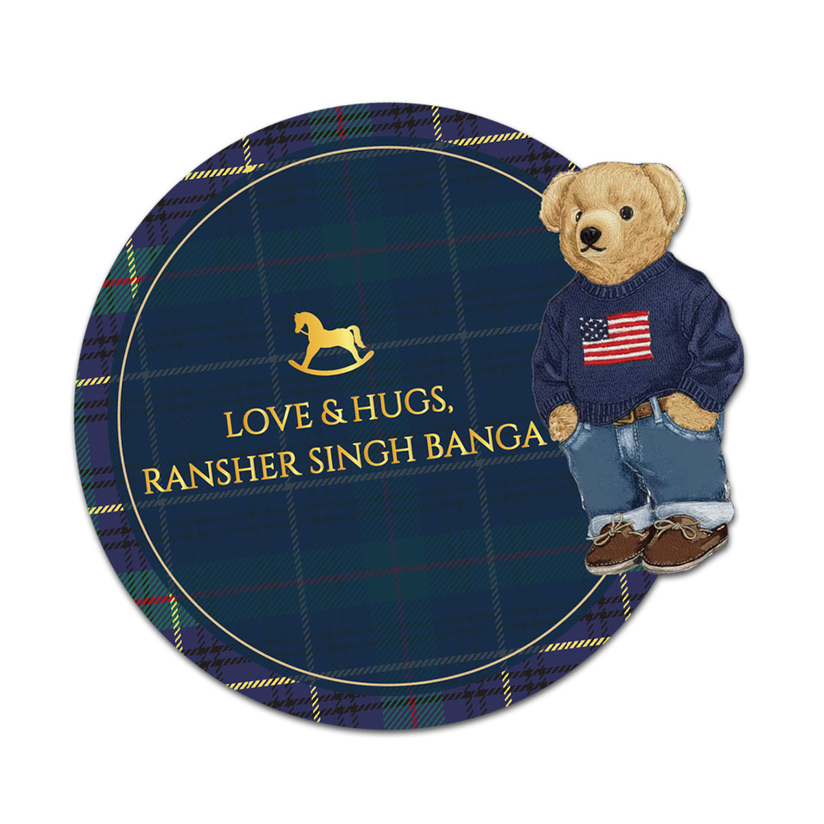 Gentle Bear (Gift Tags & Wrapping Papers Combo)