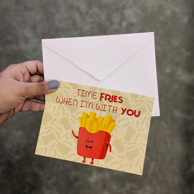 Greeting Card - Fries By nomad design