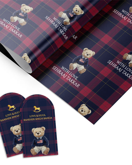 Dapper Cub (Gift Tags & Wrapping Papers Combo)