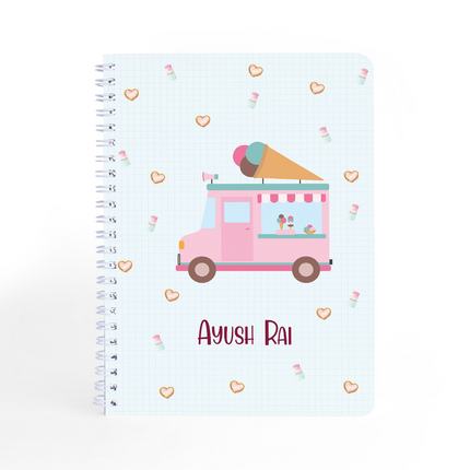 Ice cream Truck - Spiral Notebooks