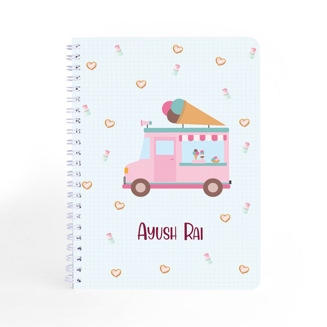 Ice cream Truck - Spiral Notebooks