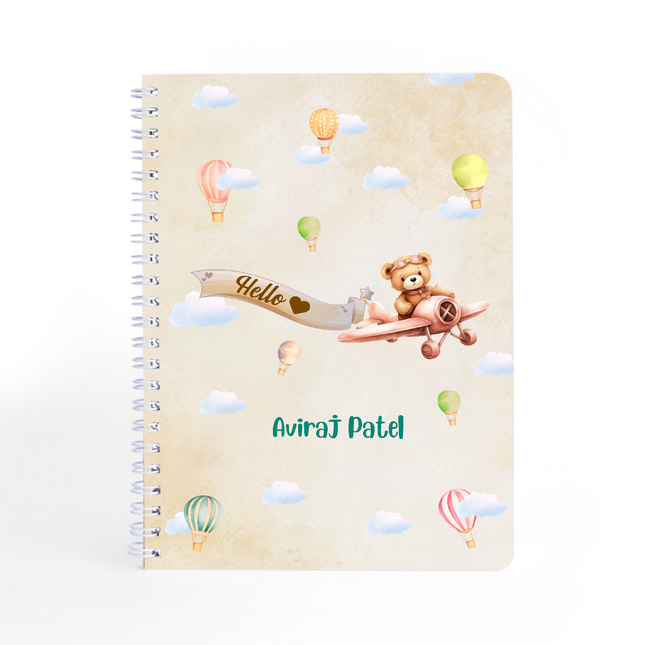Airplane & Bear Tales - Spiral Notebooks
