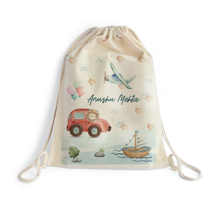 Up Up Away - Drawstring Bags