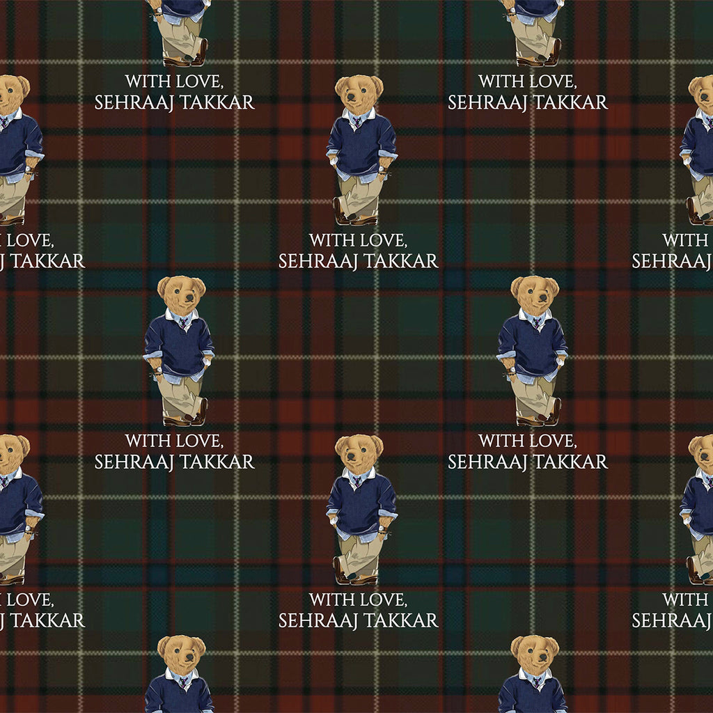 Beary Dapper (Wrapping Paper)
