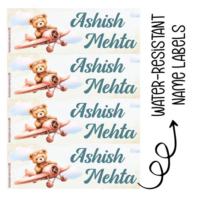 Airplane & Bear Tales - Stickers