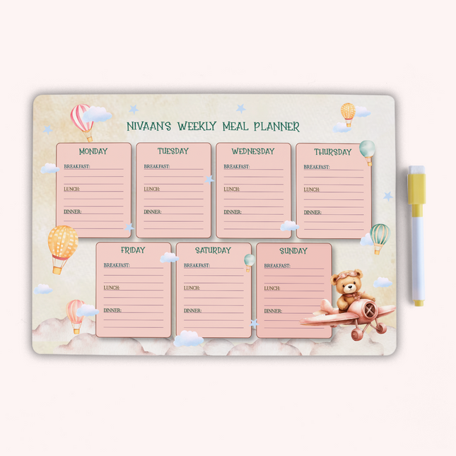 Airplane & Bear Tales - Meal Planners