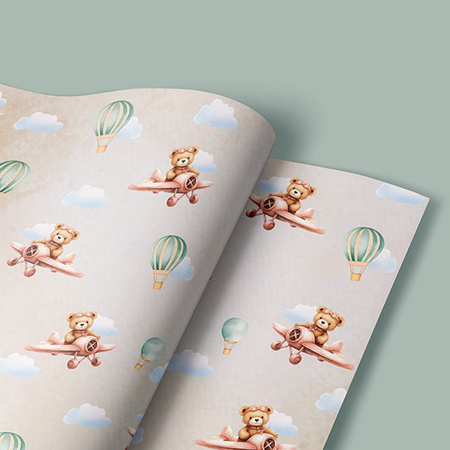 Airplane & Bear Tales - Wrapping Papers