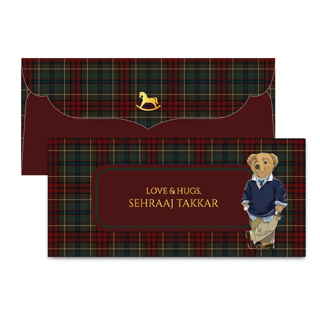 Beary Dapper - Money Envelopes