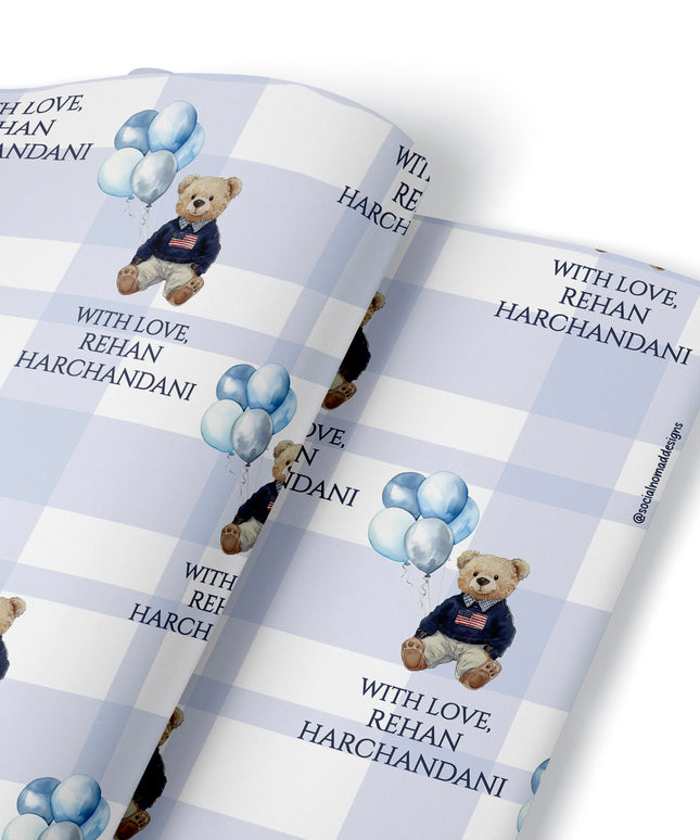 Beary Handsome (Wrapping Paper)