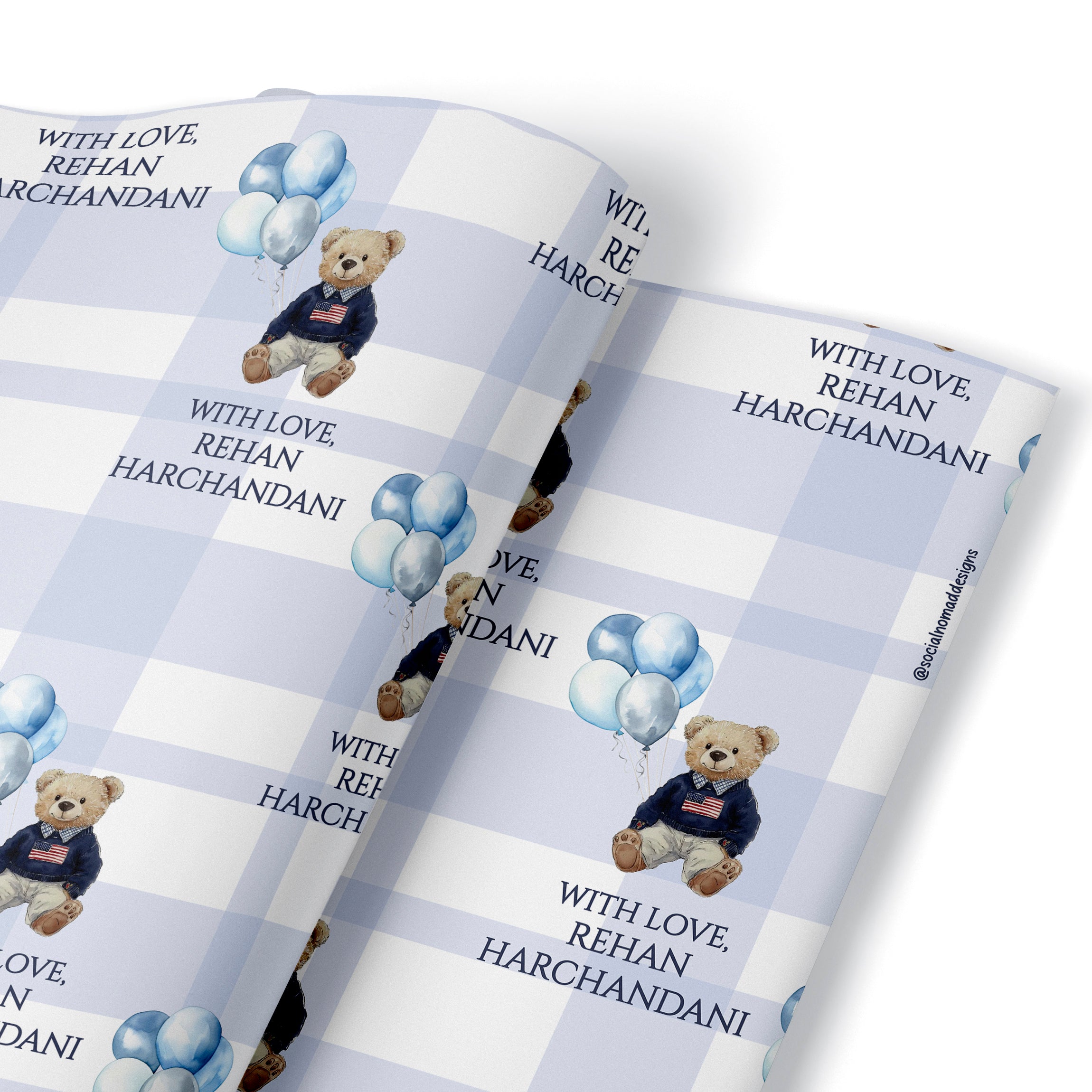 Beary Handsome (Wrapping Paper)