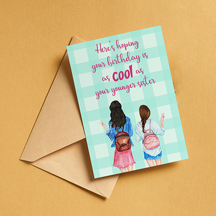 Cool Sister - Greeting Cards