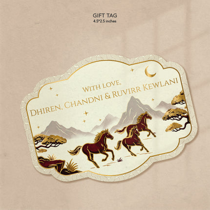 Golden Trails - Gift Tags