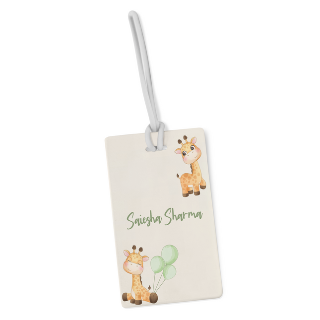 Giraffe Giggles (Set of 2) - Bag Tags