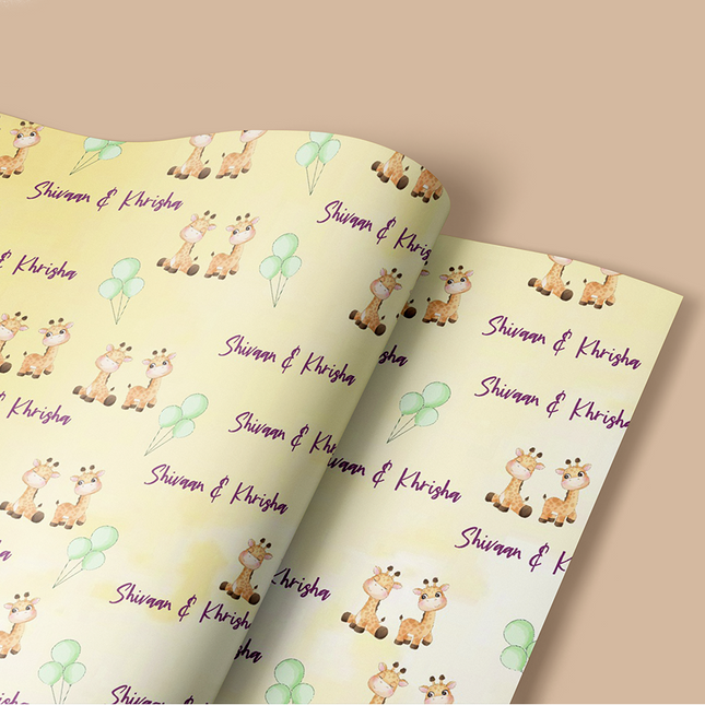 Giraffe Giggles - Wrapping Papers