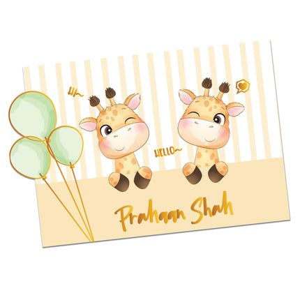 Giraffe Giggles - Notecards