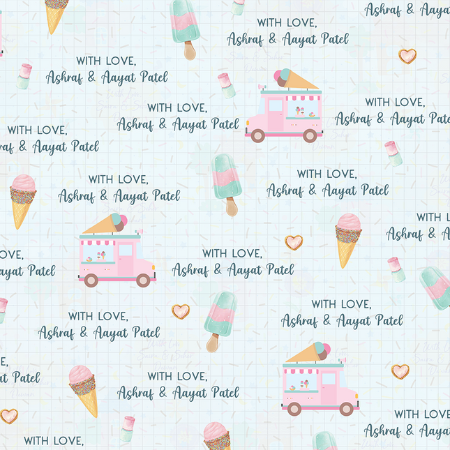 Ice cream Truck - Wrapping Papers