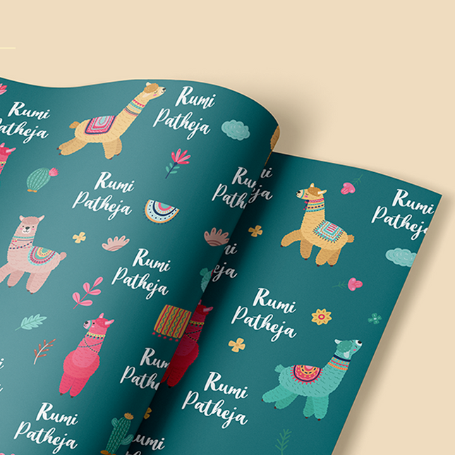 Llama Love - Wrapping Papers