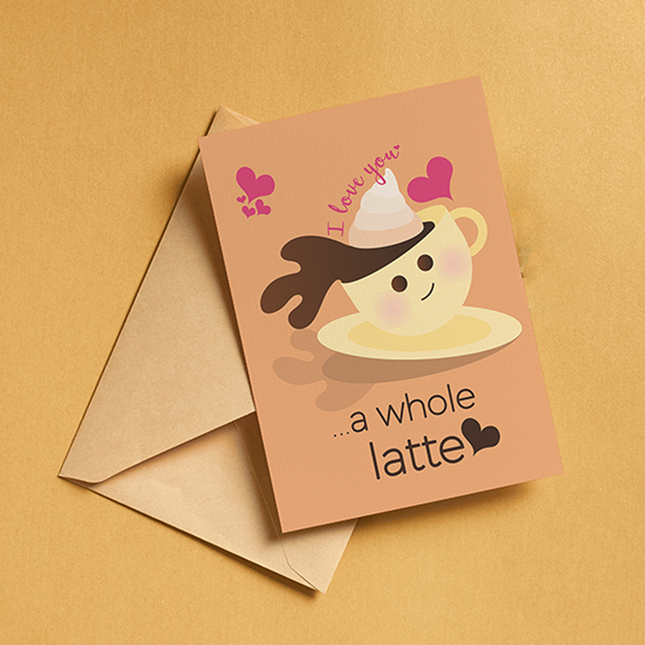 Latte - Greeting Cards