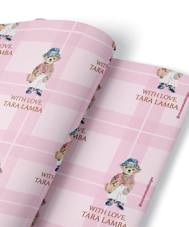 Little Miss Bear (Wrapping Paper)