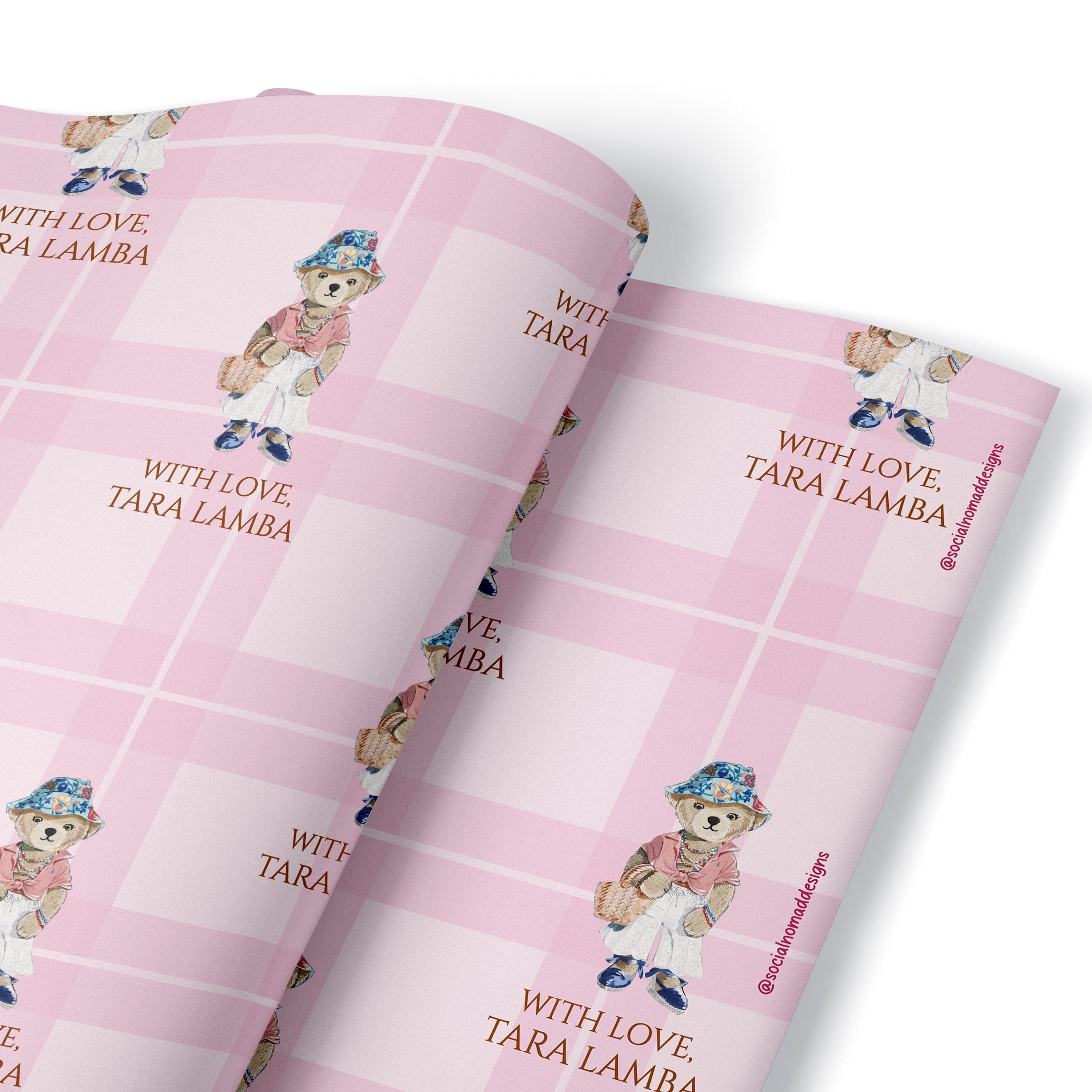 Little Miss Bear (Wrapping Paper)