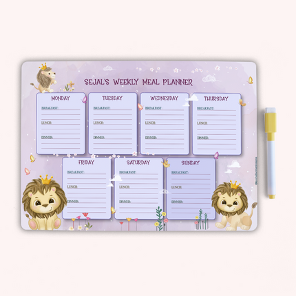 Royal Roar - Meal Planners