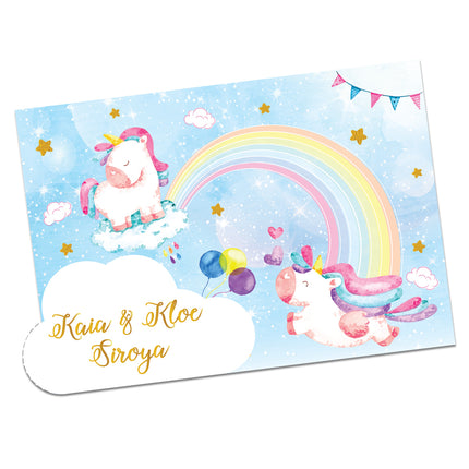 Rainbow Unicorn Magic - Notecards