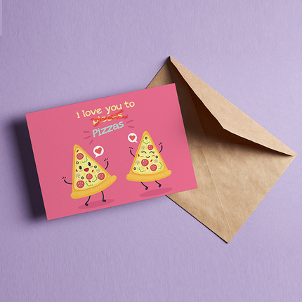 Pizza - Greeting Cards