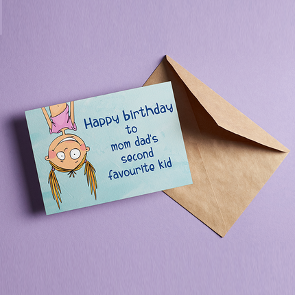 Second Favorite Kid - Greeting Cards