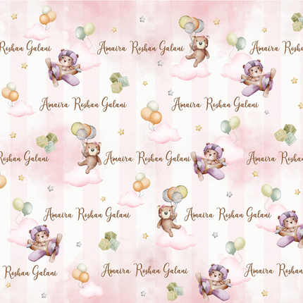 Sky High Teddies - Wrapping Papers