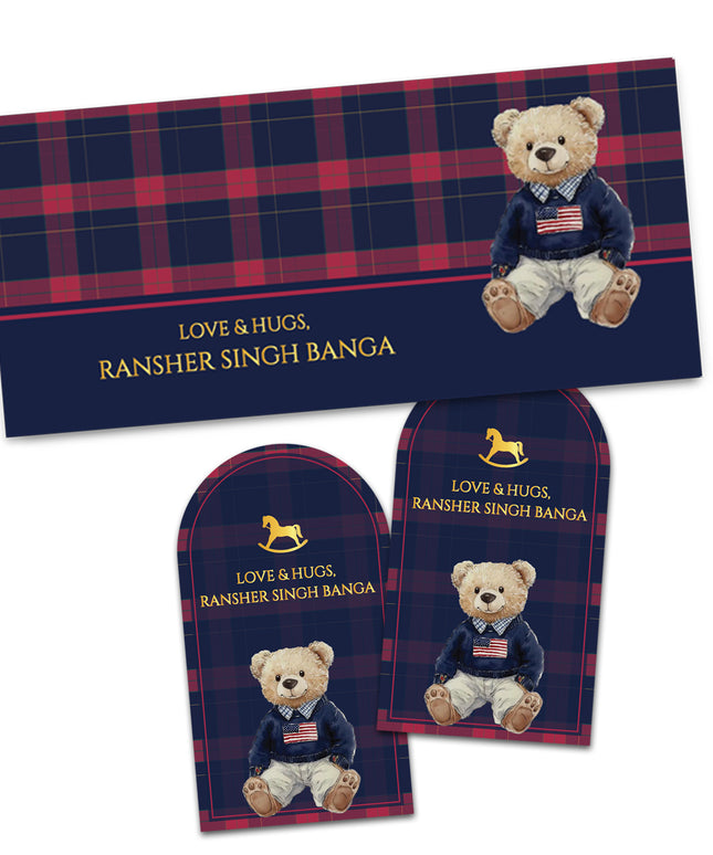 Dapper Cub (Gift Tags & Money Envelopes Combo)