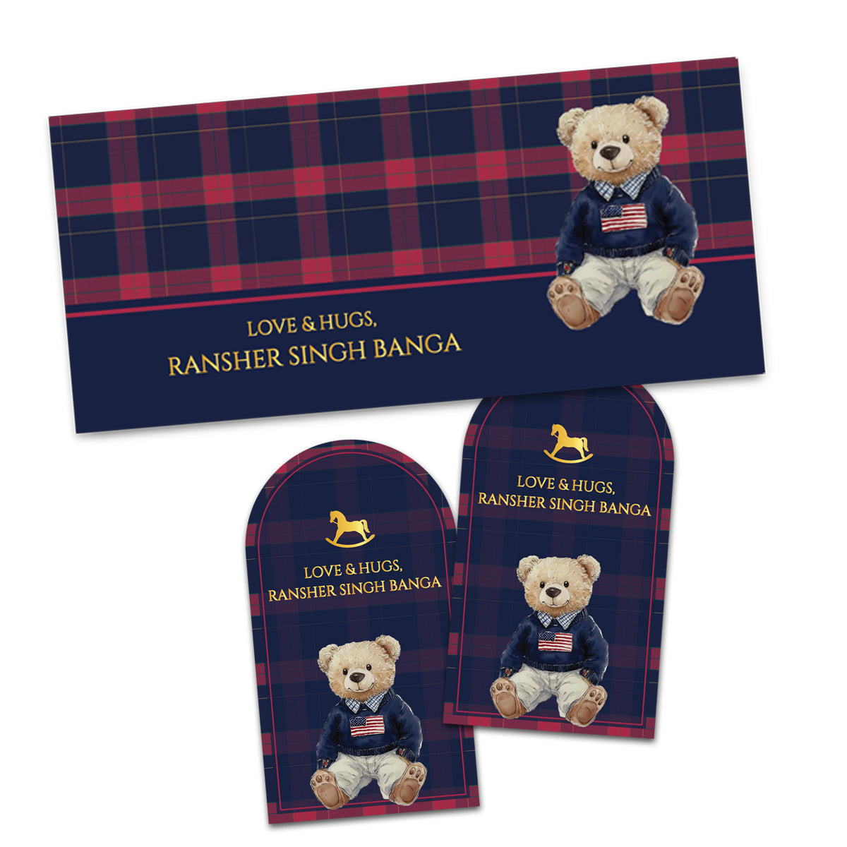 Dapper Cub (Gift Tags & Money Envelopes Combo)