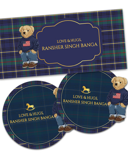 Gentle Bear (Gift Tags & Money Envelopes Combo)