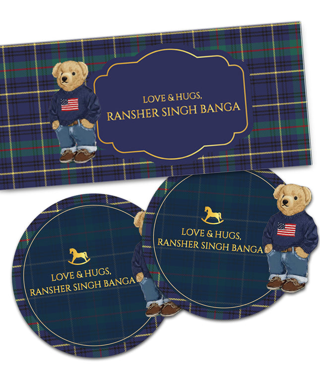 Gentle Bear (Gift Tags & Money Envelopes Combo)