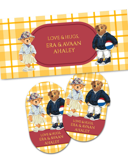 The Royal Cubs (Gift Tags & Money Envelopes Combo)