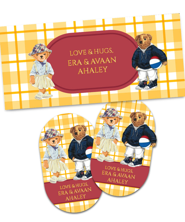 The Royal Cubs (Gift Tags & Money Envelopes Combo)