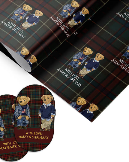 The Gentleman Duo (Gift Tags & Wrapping Papers Combo)