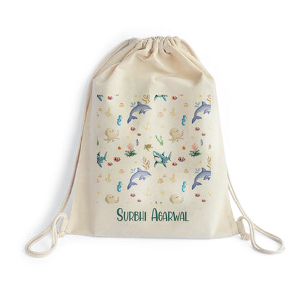 Underwater Safari - Drawstring Bags