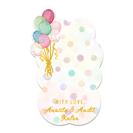 Balloon Bliss - Gift Tags