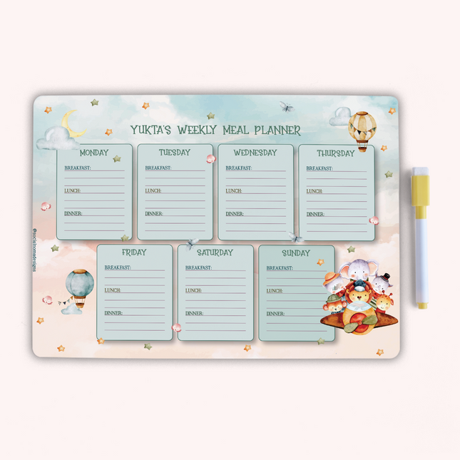 Airplane Safari - Meal Planners