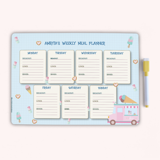 Ice Cream Truck - Meal Planners