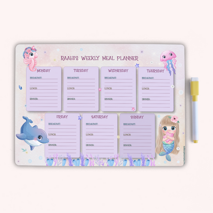 Unicorn Dolphin Tales - Meal Planners
