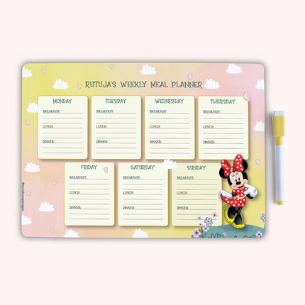 Minnie Mouse - Meal Planners