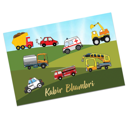 Wheels on the go - Notecards