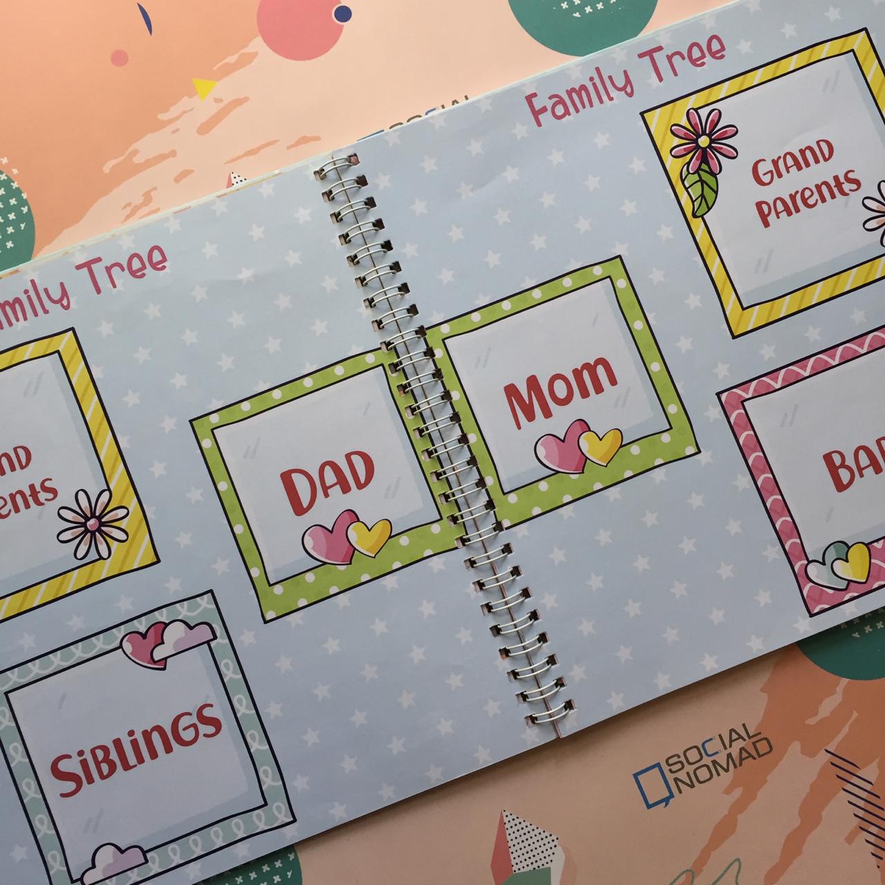 Baby Record Book (Blue)  By nomad design